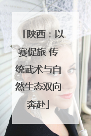 陕西：以赛促旅 传统武术与自然生态双向奔赴