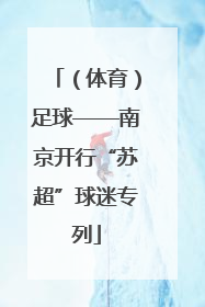 （体育）足球——南京开行“苏超”球迷专列