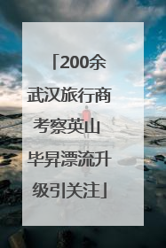 200余武汉旅行商考察英山 毕昇漂流升级引关注