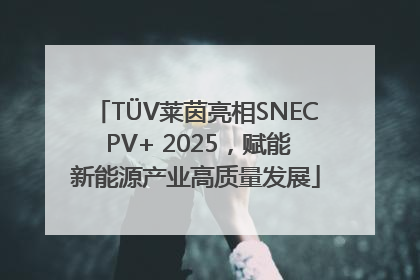 TÜV莱茵亮相SNEC PV+ 2025，赋能新能源产业高质量发展